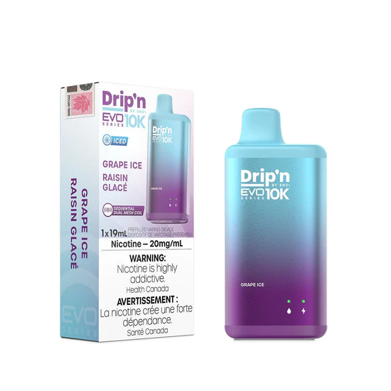 Drip'n EVO 10K Disposable - Grape Ice