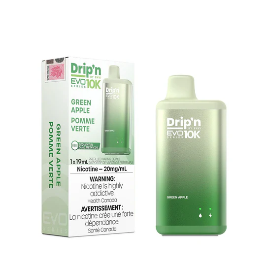 Drip'n EVO 10K Disposable - Green Apple