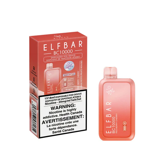 Elf Bar BC10000 Disposable Vape - Red Berry Cherry