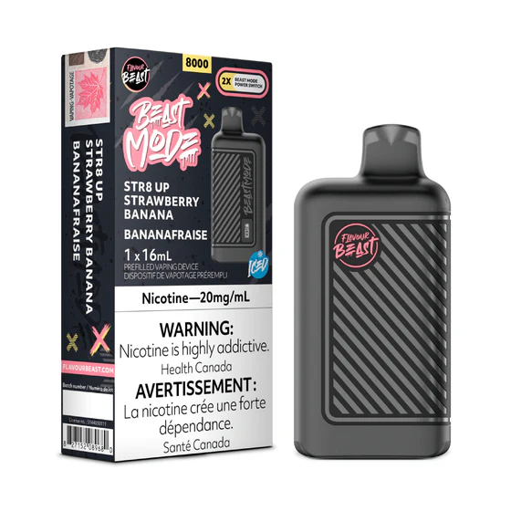 Flavour Beast Beast Mode 8K Disposable - Str8 Up Strawberry Banana