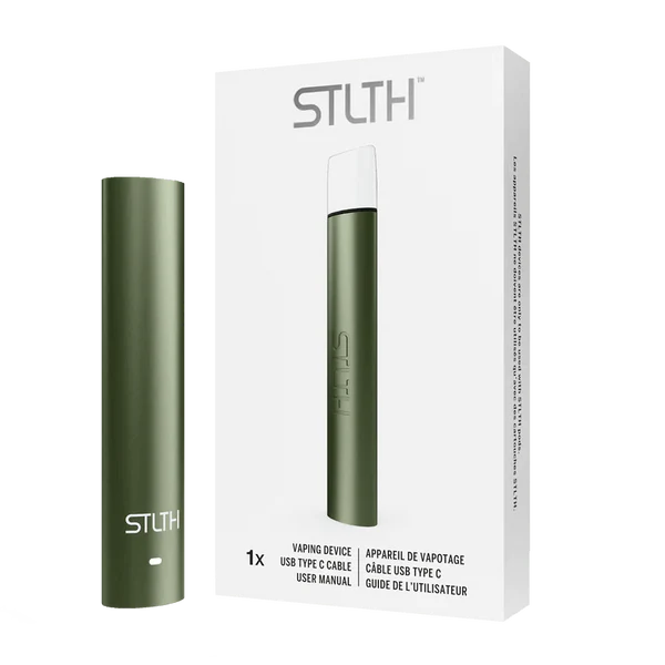 STLTH Vaping Device Kit Type C - Olive Green