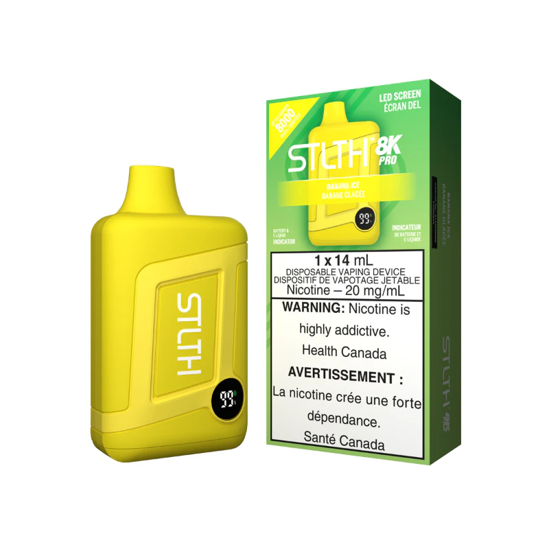 Stlth 8K Pro Disposable Vape - Banana Ice